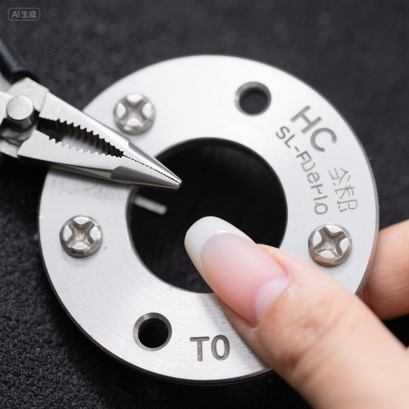 jimeng-2025-08-12-5866-HC标准软钳口 SL 修复指甲 T0法兰板 HC标准软钳口 SL 修复指甲 T0...